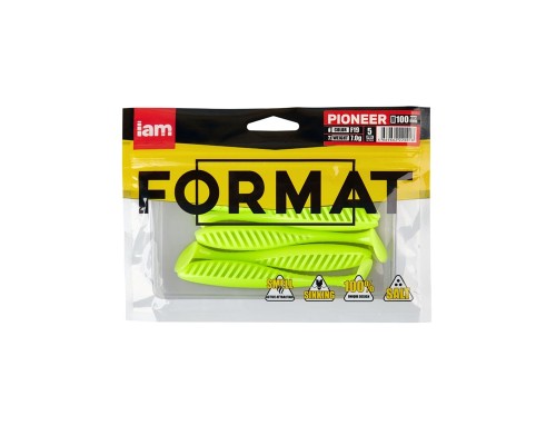 Силиконовая приманка FORMAT PIONEER 100mm (5шт.) цвет F19