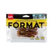 Силиконовая приманка FORMAT DROP  74mm (6шт.) цвет F03