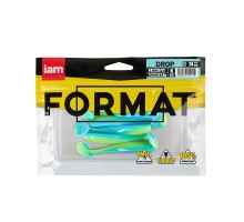 Силиконовая приманка FORMAT DROP  74mm (6шт.) цвет F12