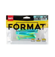 Силиконовая приманка FORMAT DROP  74mm (6шт.) цвет F12