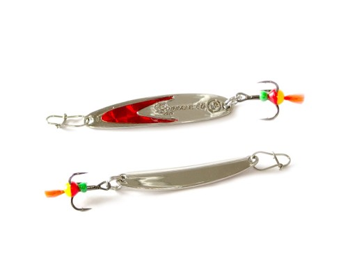 Блесна вертикальная ECOPRO Судачья красн.флекс, 40мм, 4г, SRF