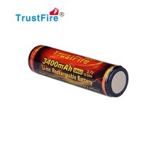 Аккумулятор TrustFire 3400mah /18650 3.7V ,rechargeabe battery with PCB, battery cell