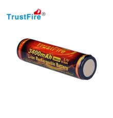 Аккумулятор TrustFire 3400mah /18650 3.7V ,rechargeabe battery with PCB, battery cell