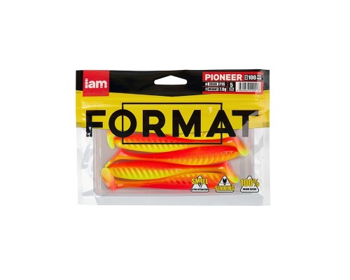 Силиконовая приманка FORMAT PIONEER 100mm (5шт.) цвет F16