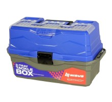 Ящик рыболова Tackle Box Nisus трехполочный синий (N-TB-3-B)