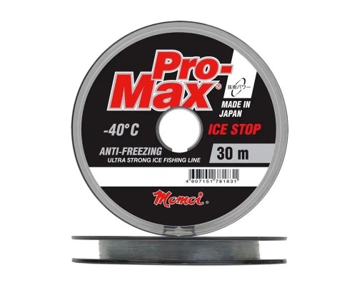 Леска Pro-Max Ice Stop 0.117мм 1.5кг30м прозр.