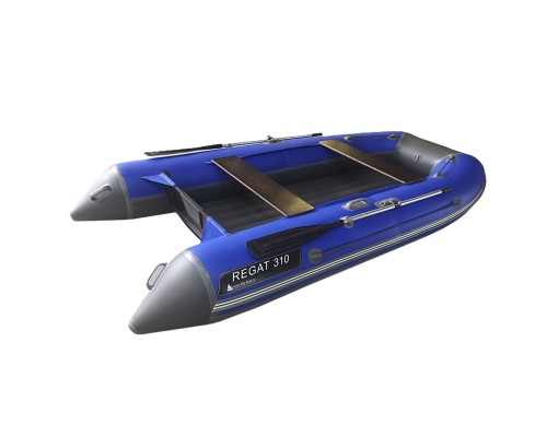 Лодка BIG BOAT РЕГАТ 310 НДНД Серо-Синяя