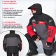 Костюм зимний Alaskan Dakota 2.0 красный/серый/чёрный р.XXL