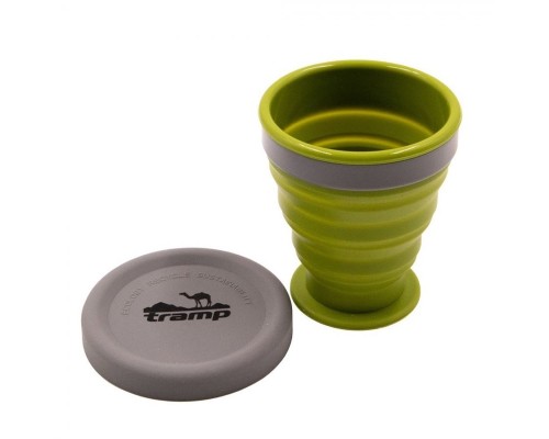 Стакан Tramp силиконовый 200 мл оливковый TRC-126