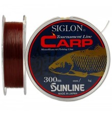 Леска Sunline SIGLON CARP цвет матовый красно-коричневый 0,33мм 300м