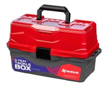 Ящик для снастей Tackle Box трехполочный красный (N-TB-3-R) NISUS