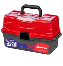 Ящик для снастей Tackle Box трехполочный красный (N-TB-3-R) NISUS